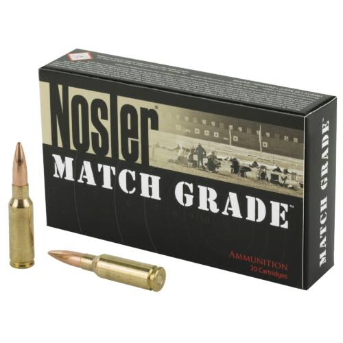 NOSLER Custom Competition 6.5 Grendel 123 Grain Rifle Ammunition Rifle Ammo - 20 Rounds - NOS44501
