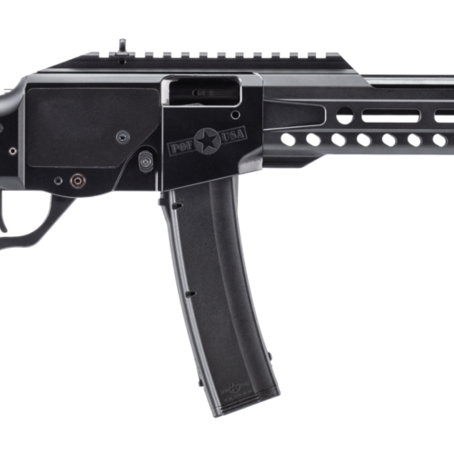 Patriot Ordnance Factory 01917 Tombstone 16.5" 9mm Luger 10+1, Black, Magpul SGA Stock, M-LOK Handgaurd, XS Ghost Ring Sights, Muzzle Brake - 150483