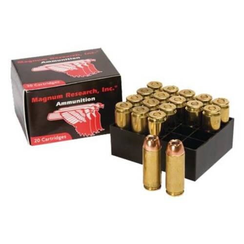 Magnum Research DEP50HPXTP3 Desert Eagle 50 AE 300 gr Jacket Hollow Point Handgun Ammo - 20 Rounds - DEP50HPXTP3