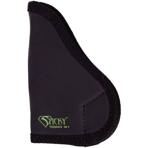 Sticky Holsters, Pocket Holster, Fits GLOCK 43, S&W SHIELD, Walther PPS 9/40, Ambidextrous, Black - MD-4
