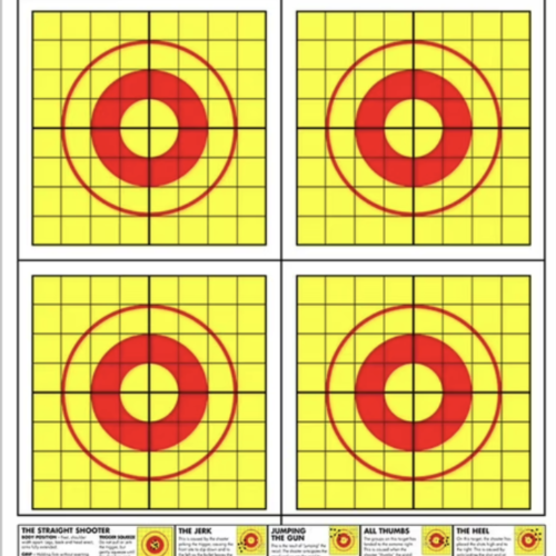 Thompson Targets 9200-5 GROUP-SHOOTER TRAINING TARGET 19"x25" 5pk - R-200