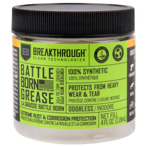 Breakthrough Clean Technologies Battle Born Grease With Ptfe - 4Oz Jar - BTG-4OZ