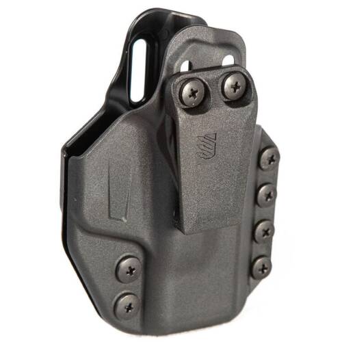Blackhawk Stache Base Holster Kit IWB Black Polymer Belt Clip Fits Sig P320 Compact Ambidextrous - 416066BK