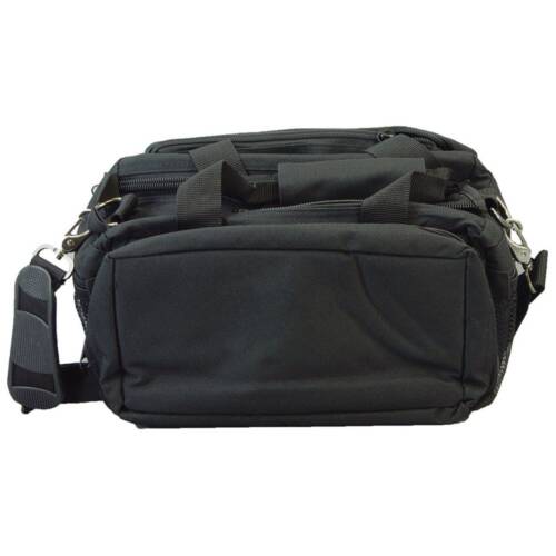 Bulldog Cases BD910 Deluxe - black range bag w/strap - BD910