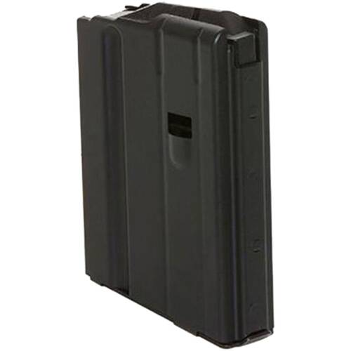 DURAMAG Stainless Steel SR25 Pattern Black with Black Follower Detachable 5rd 6.5 Creedmoor, 308 Win, 7.62x51mm NATO for AR-10 - 5X08041185CPD