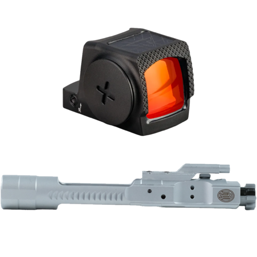 Vortex Defender-ST Enclosed Solar 3 MOA Red Dot Sight + Chrome Dirty Bird Industries Enhanced Bolt Carrier Group Bundle