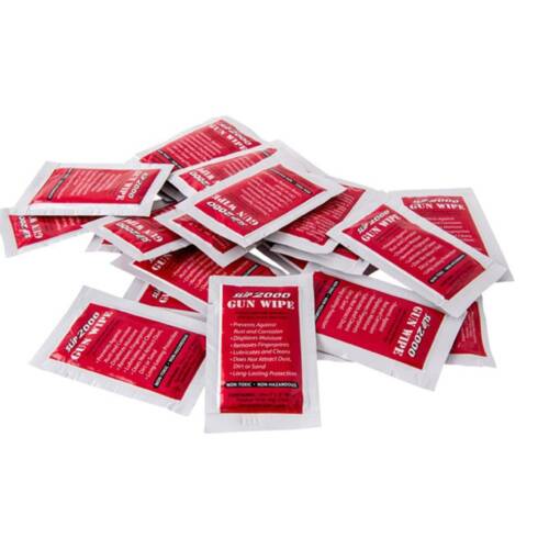Slip 2000 Gun Wipes - Pre-Lubricated, Individually Wrapped Gun Wipe 60601