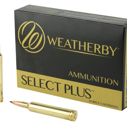Weatherby Select Plus Ammunition 6.5-300 Weatherby Magnum 127 Grain Barnes Long Range X California Certified Nonlead Ammunition Rifle Ammo - 20 Rounds - B653127LRX